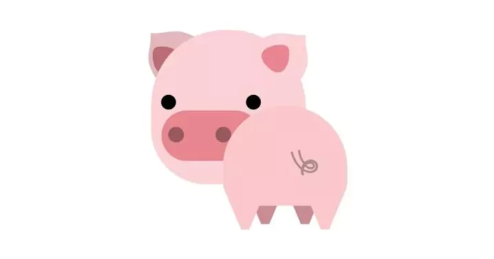 pig vector design